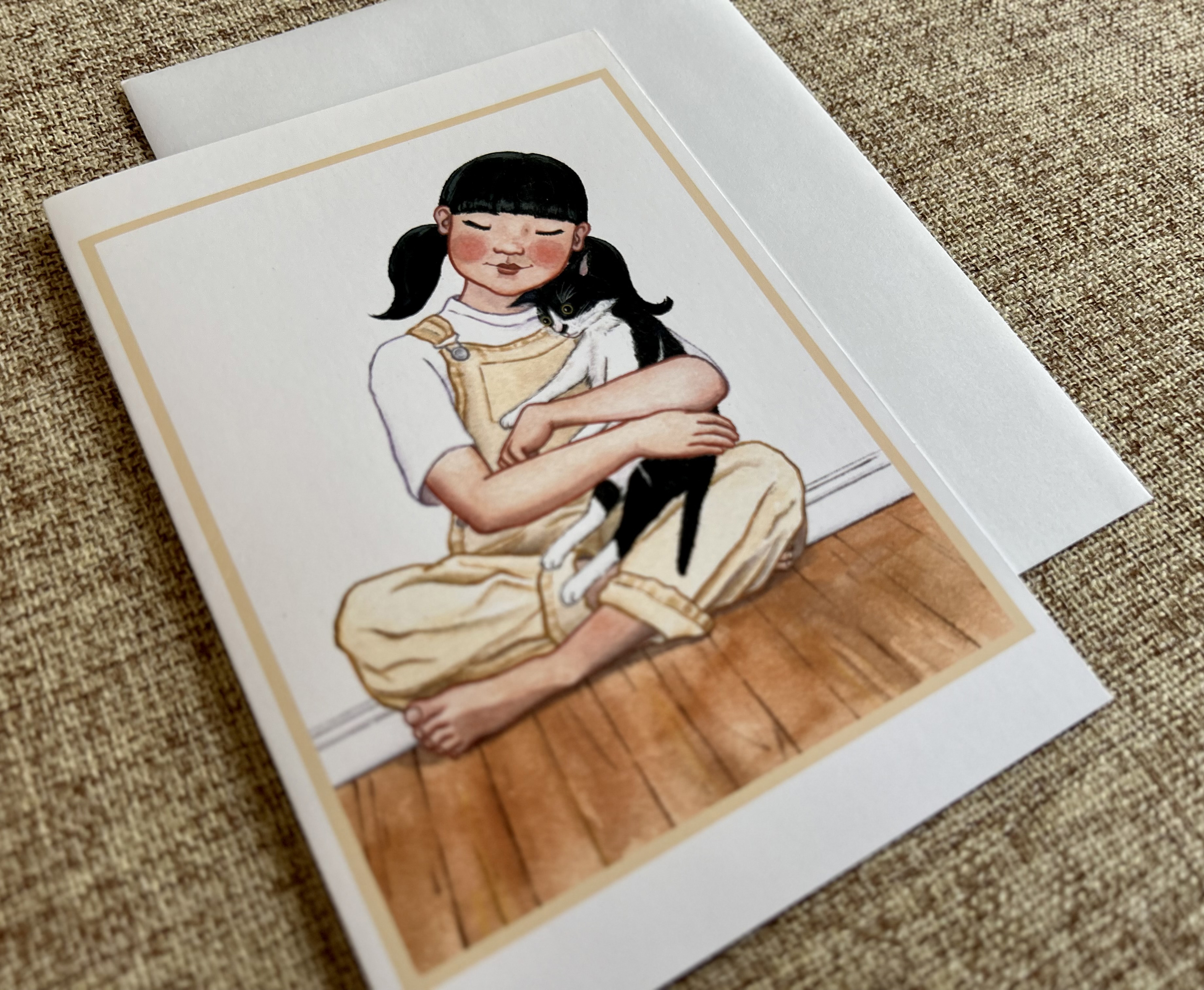 Squeeze | Blank Greeting Card