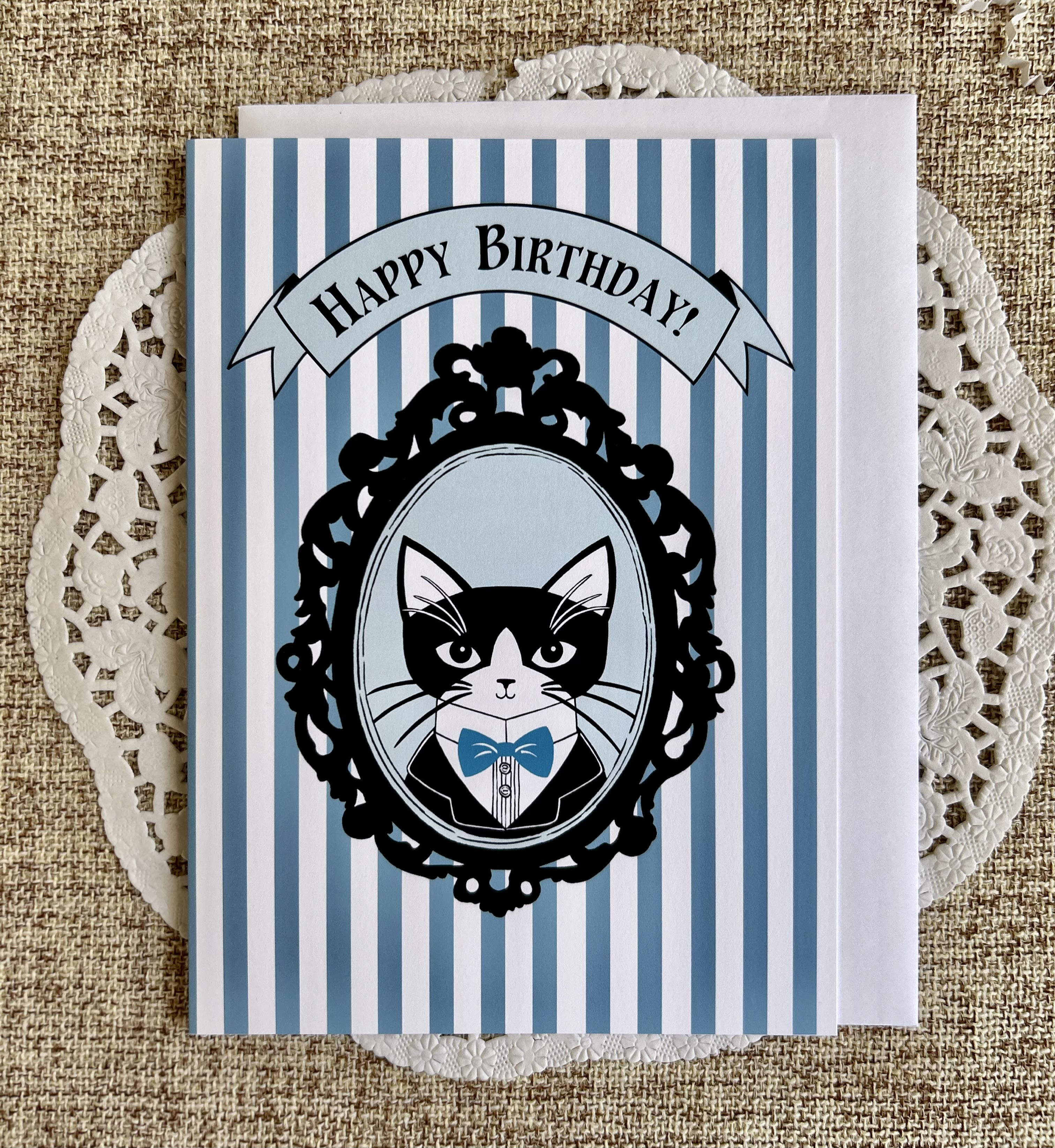 Fancy Cat Birthday | Birthday Greeting Card