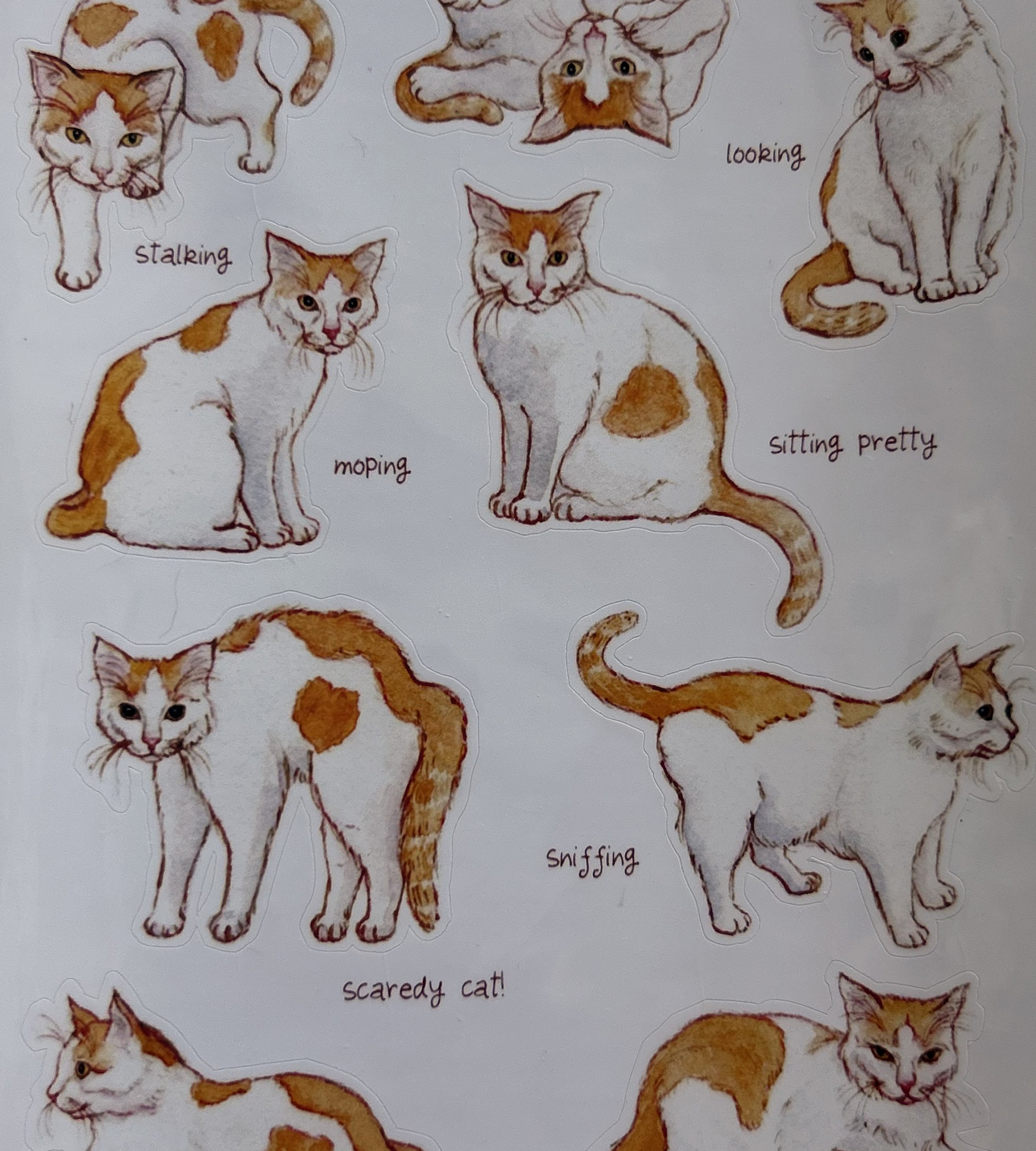 Leon's Nine Lives Sticker Sheet