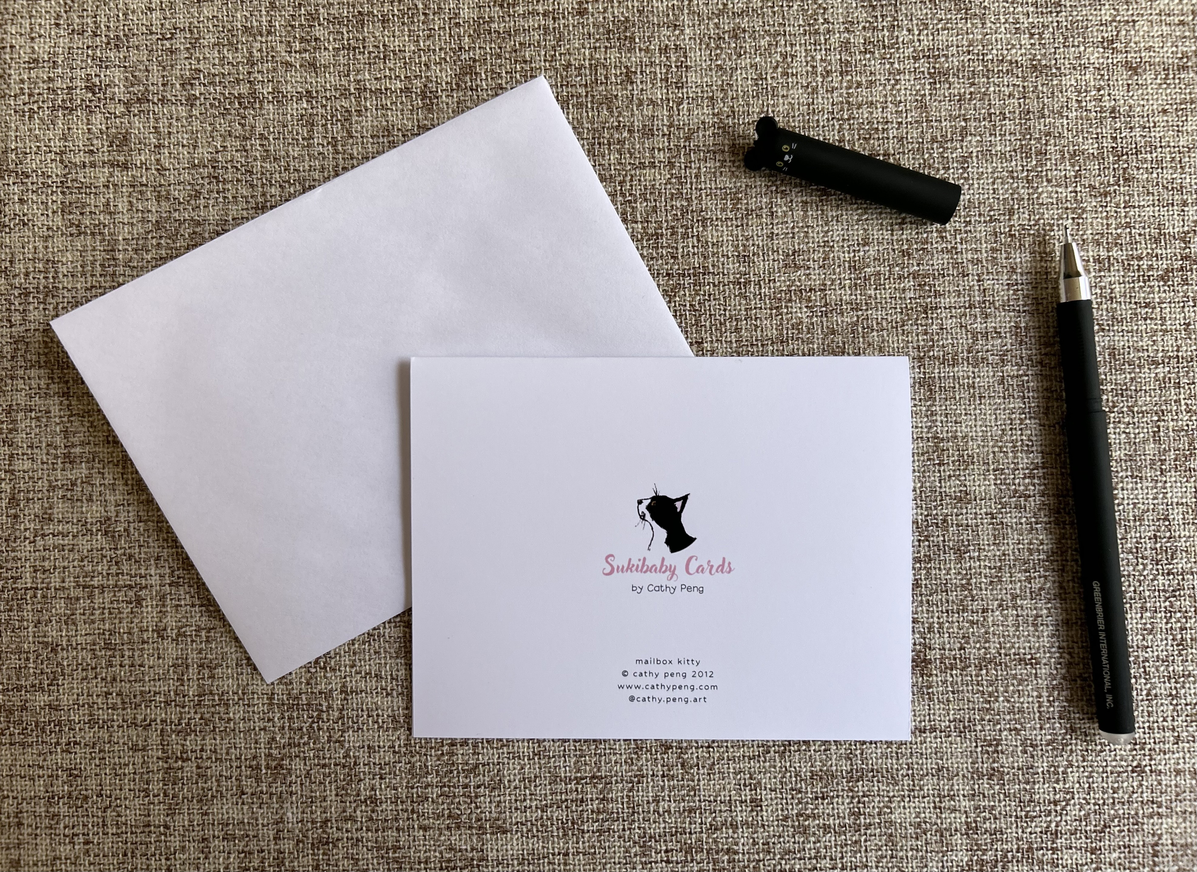 Mailbox Kitty | Thinking of You Greeting Card