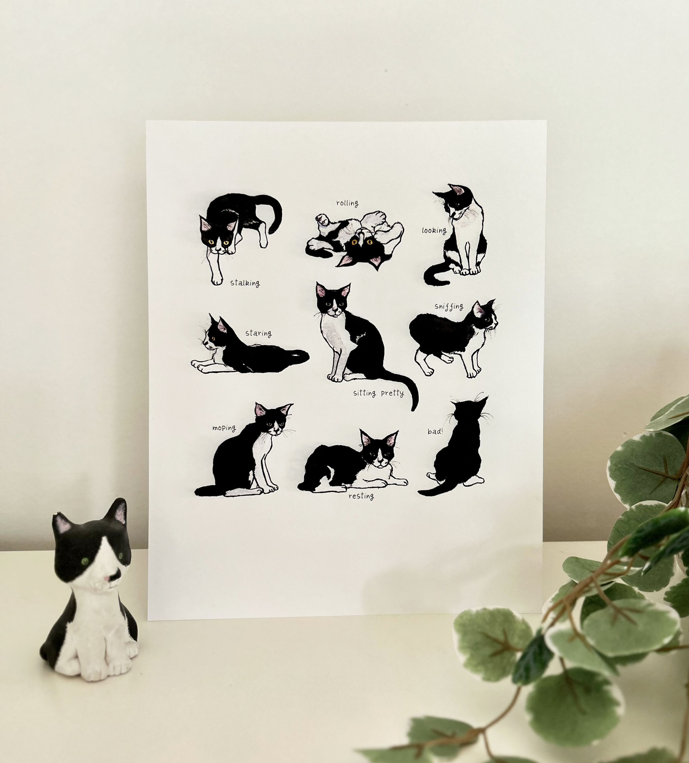 Nine Lives Art Print