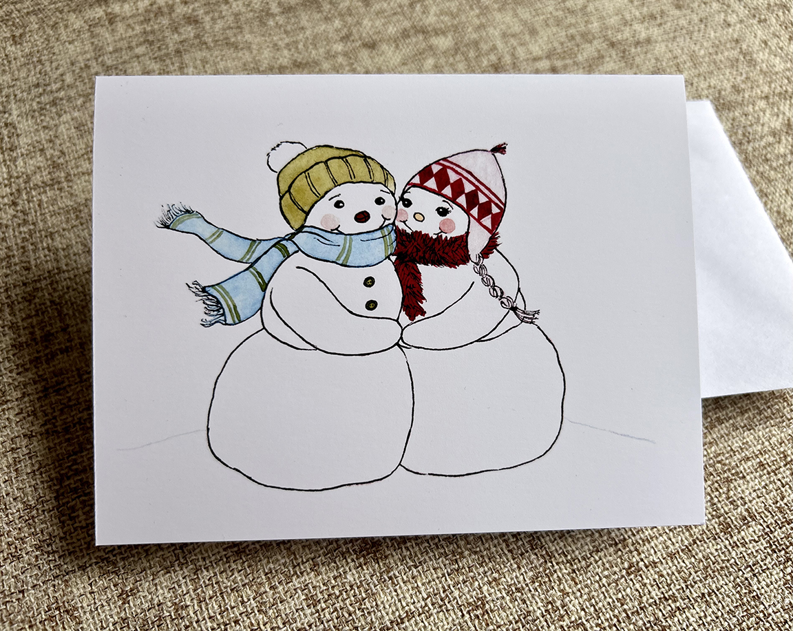 Cold Outside Holiday Greeting Card