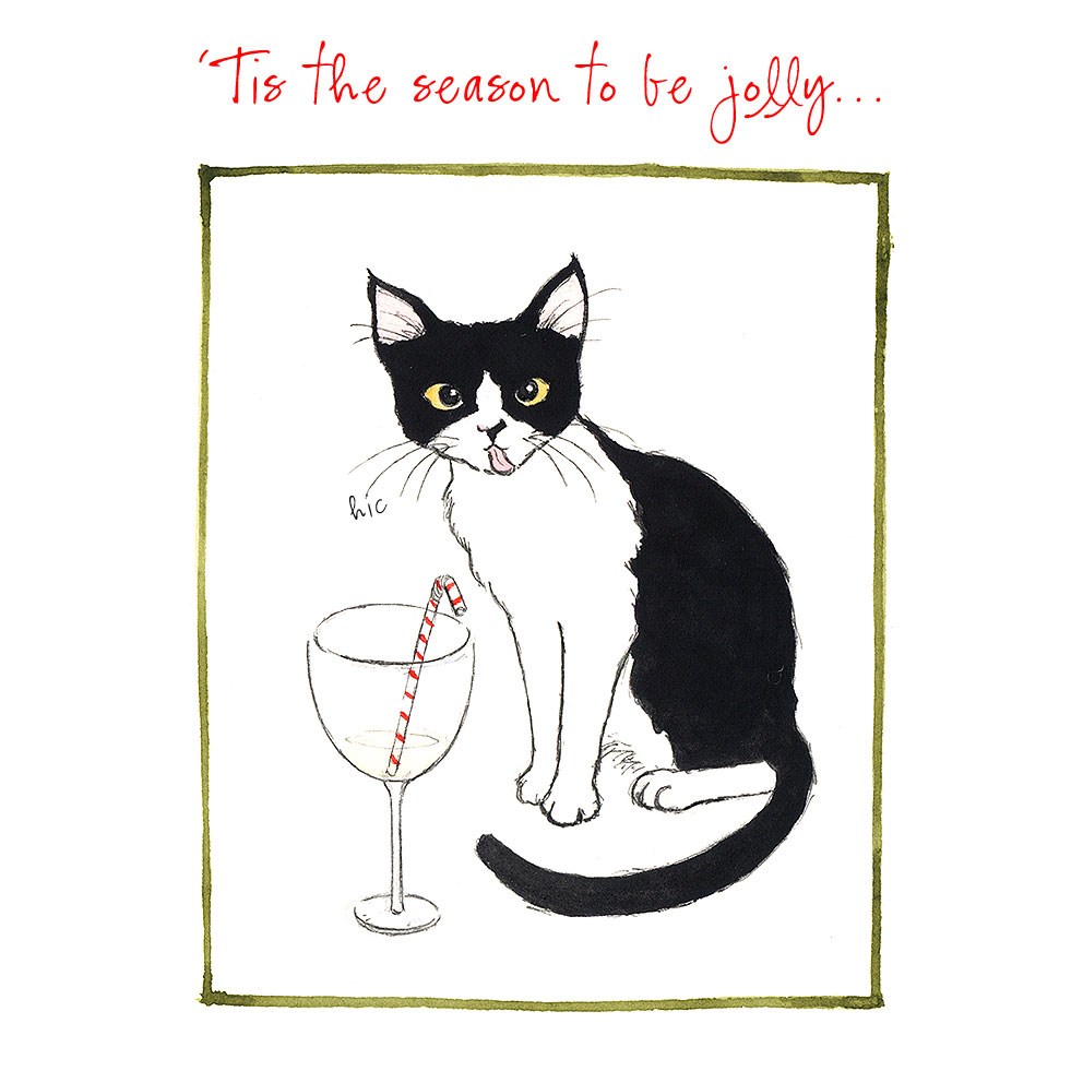 Jolly Holiday Greeting Card