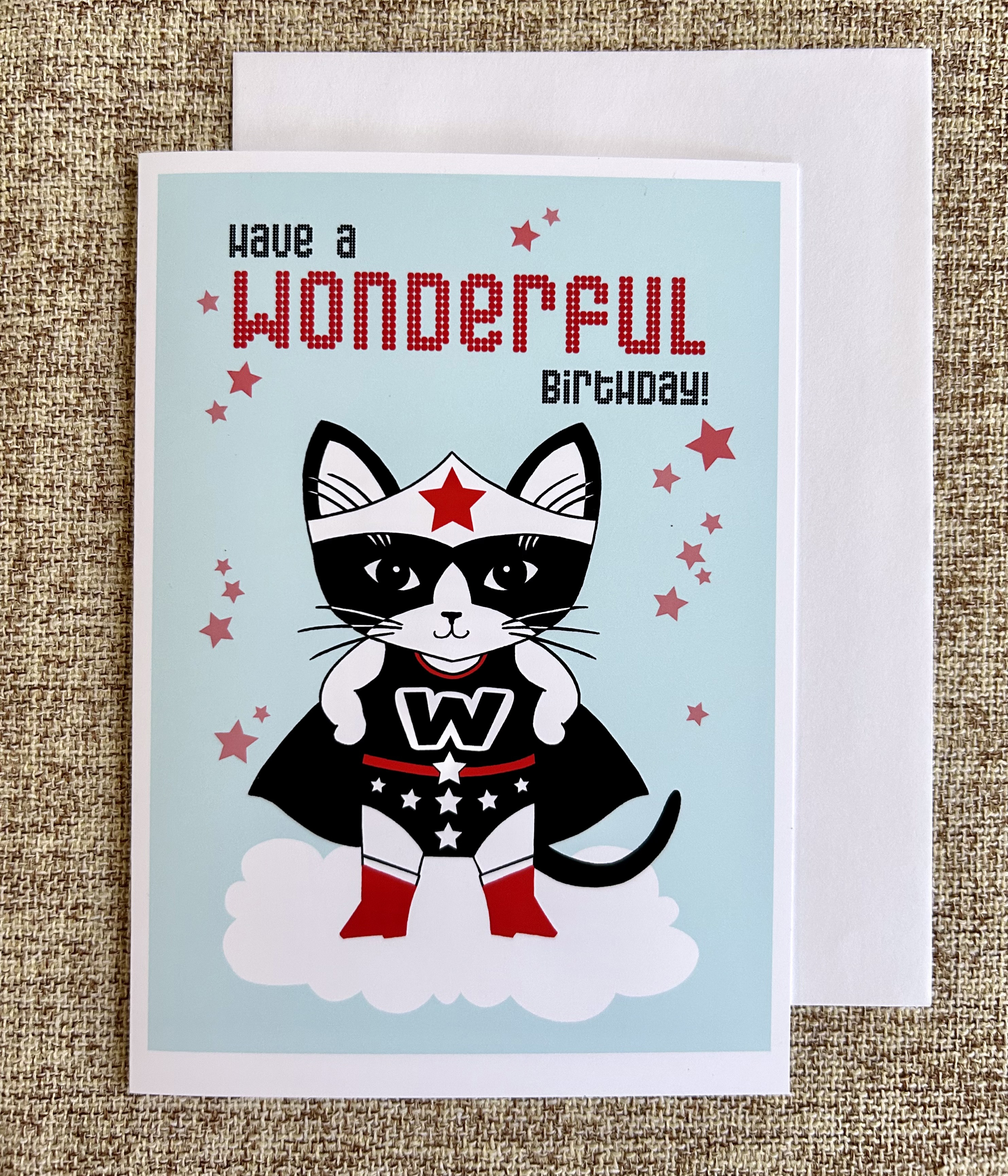 Wonder Kitty Birthday | Birthday Greeting Card