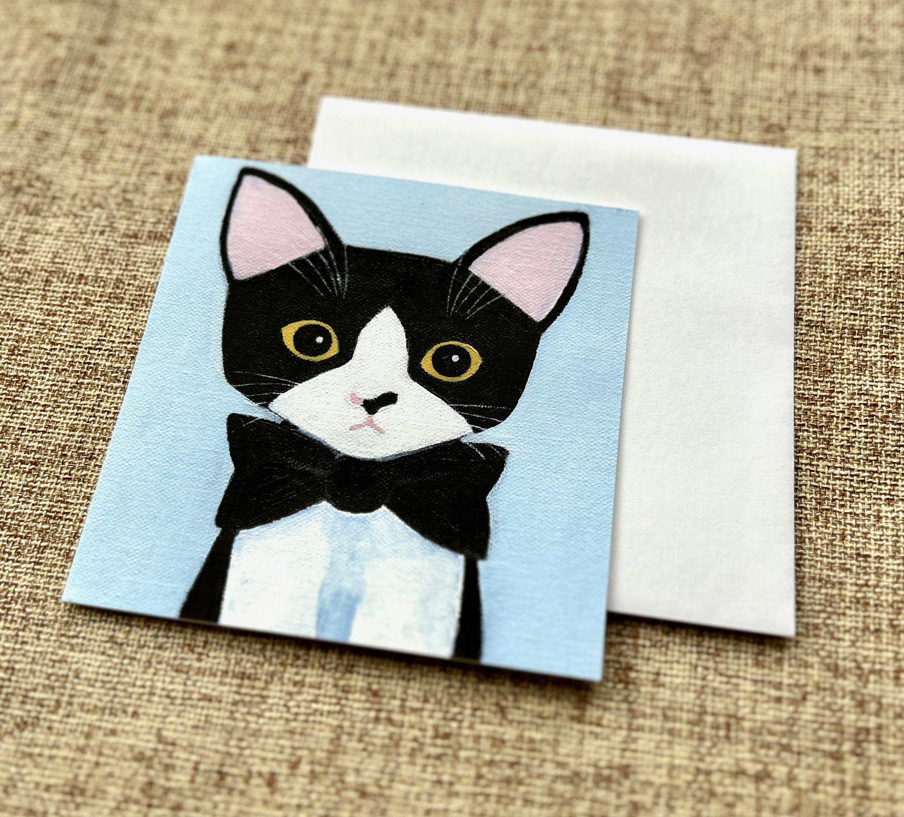 Suki's Bowtie Suitor | Blank Greeting Card