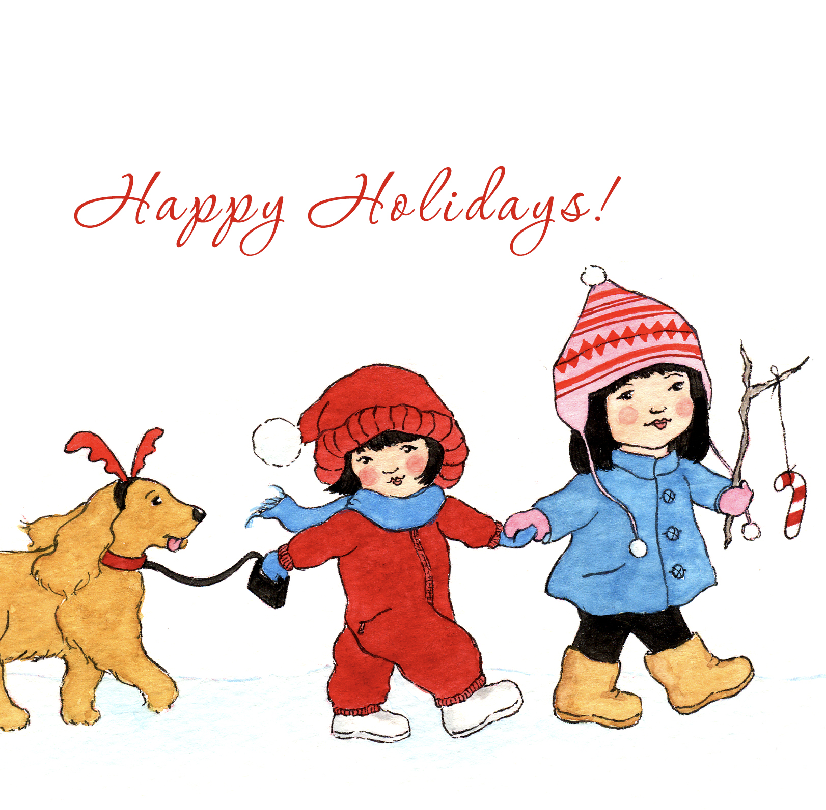 Winter Wonderland Holiday Greeting Card