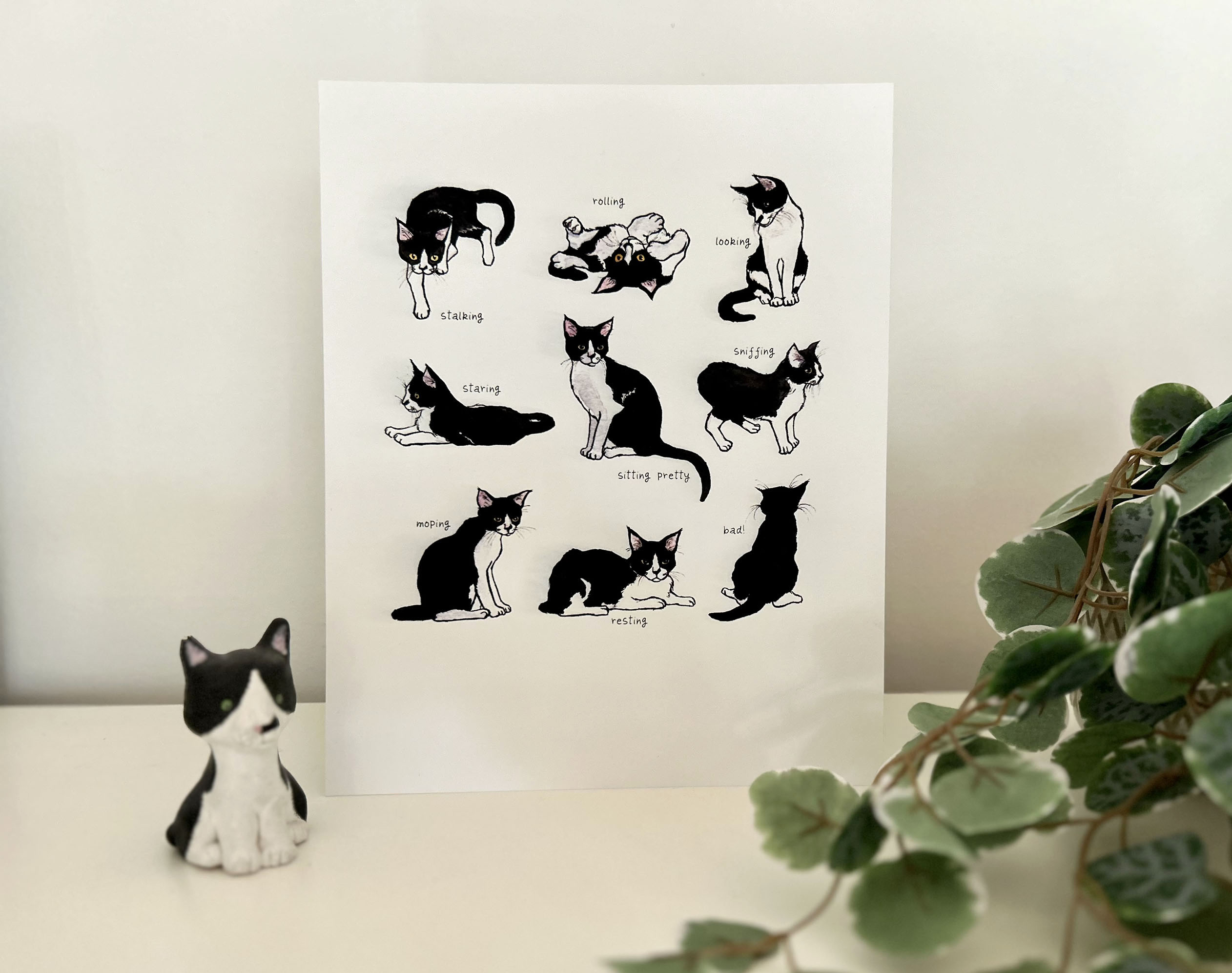 Nine Lives Art Print