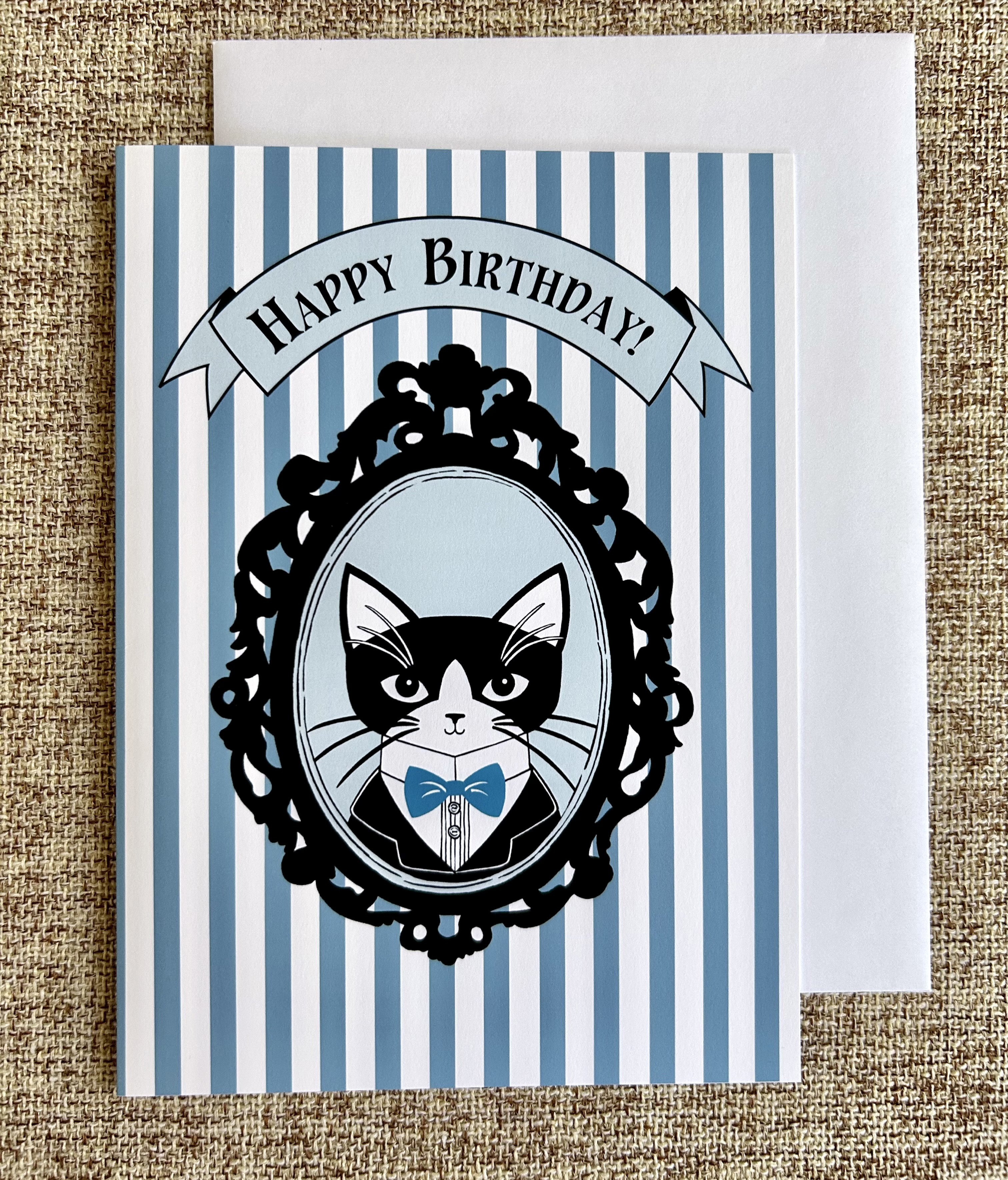 Fancy Cat Birthday | Birthday Greeting Card