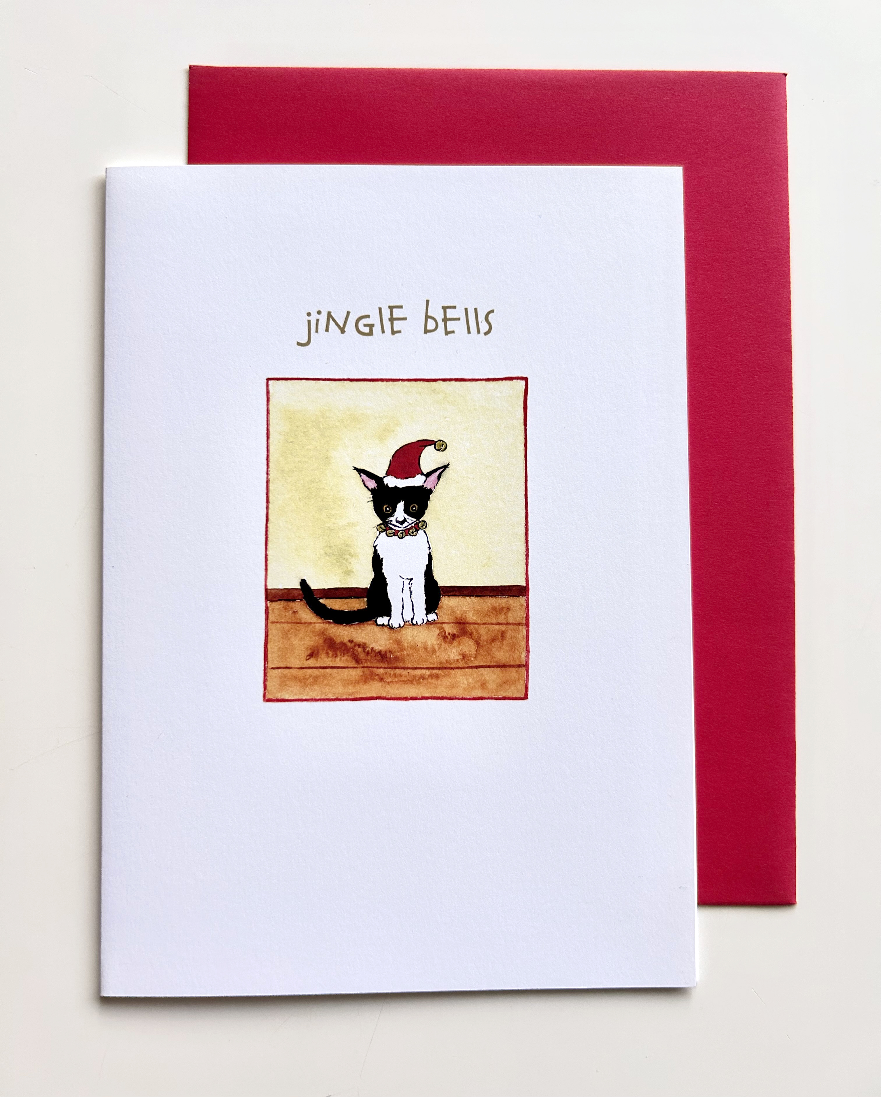 Jingle Bells Holiday Greeting Card