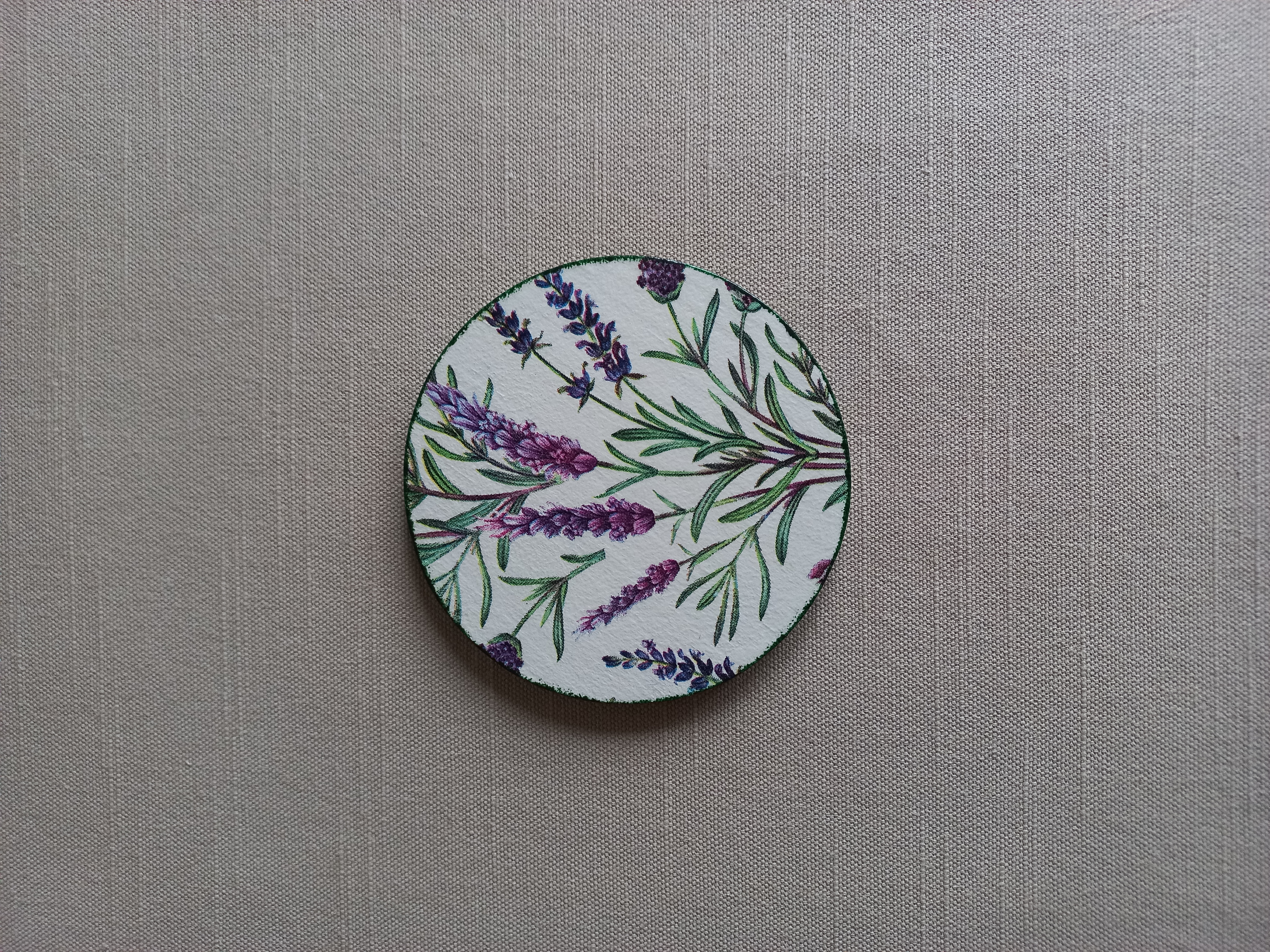 Lavender Fields - Wooden Coaster