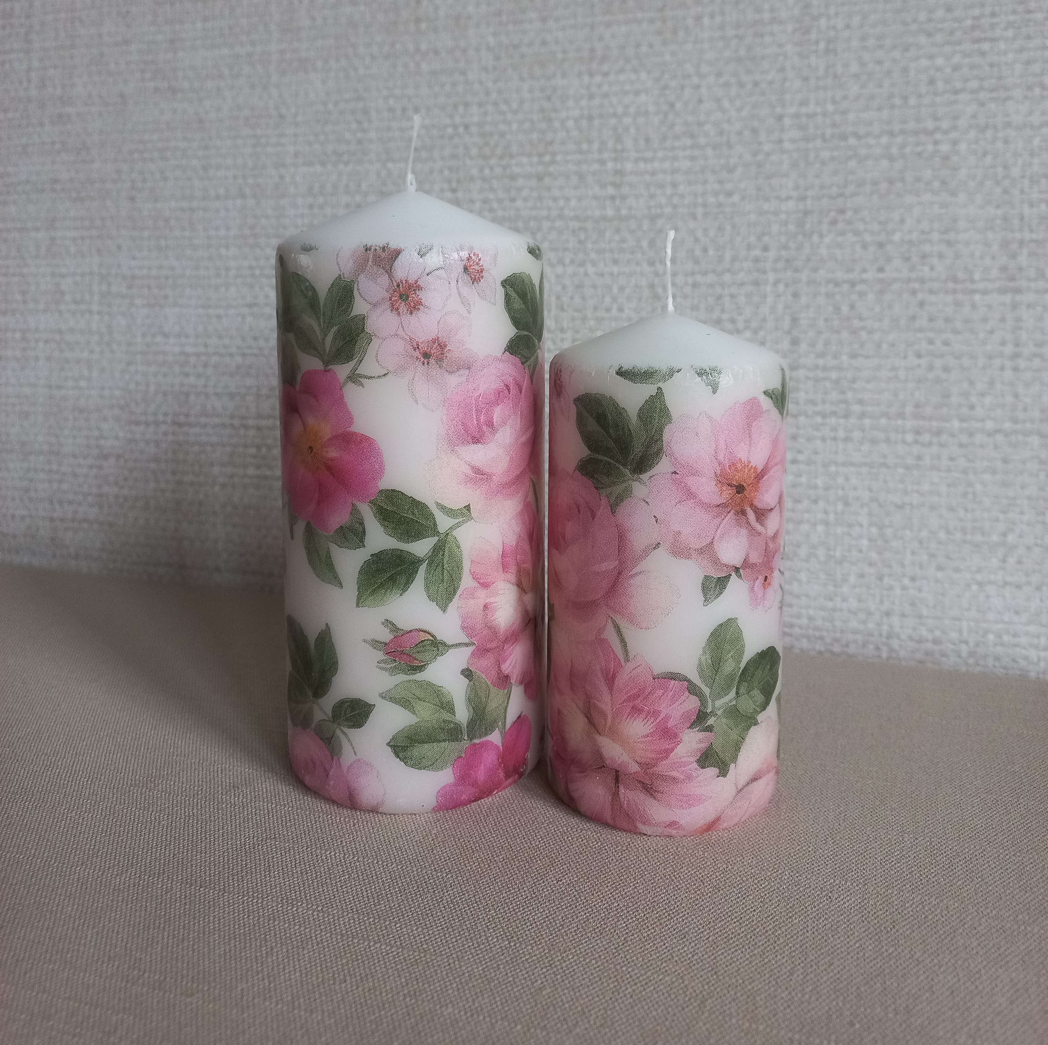 Roses & Blossom - Decorative Candle