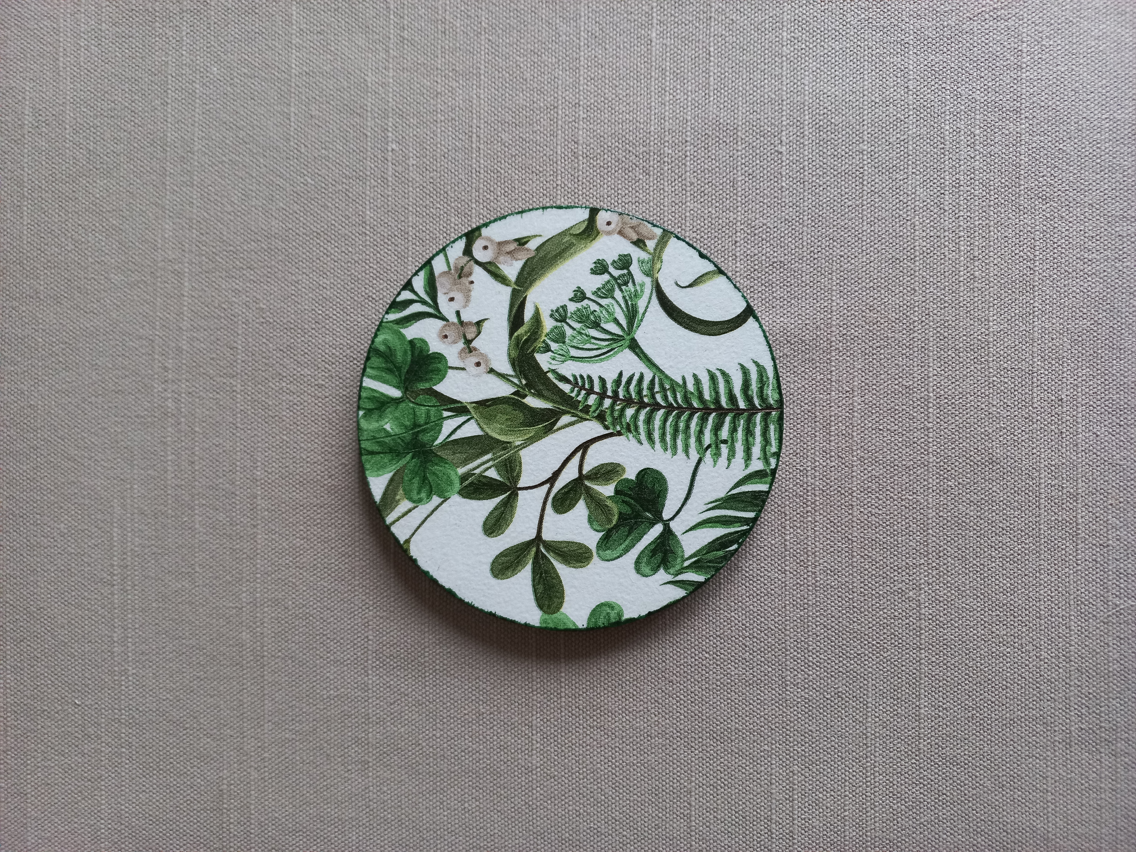 Fern & Meadow - Wooden Coaster