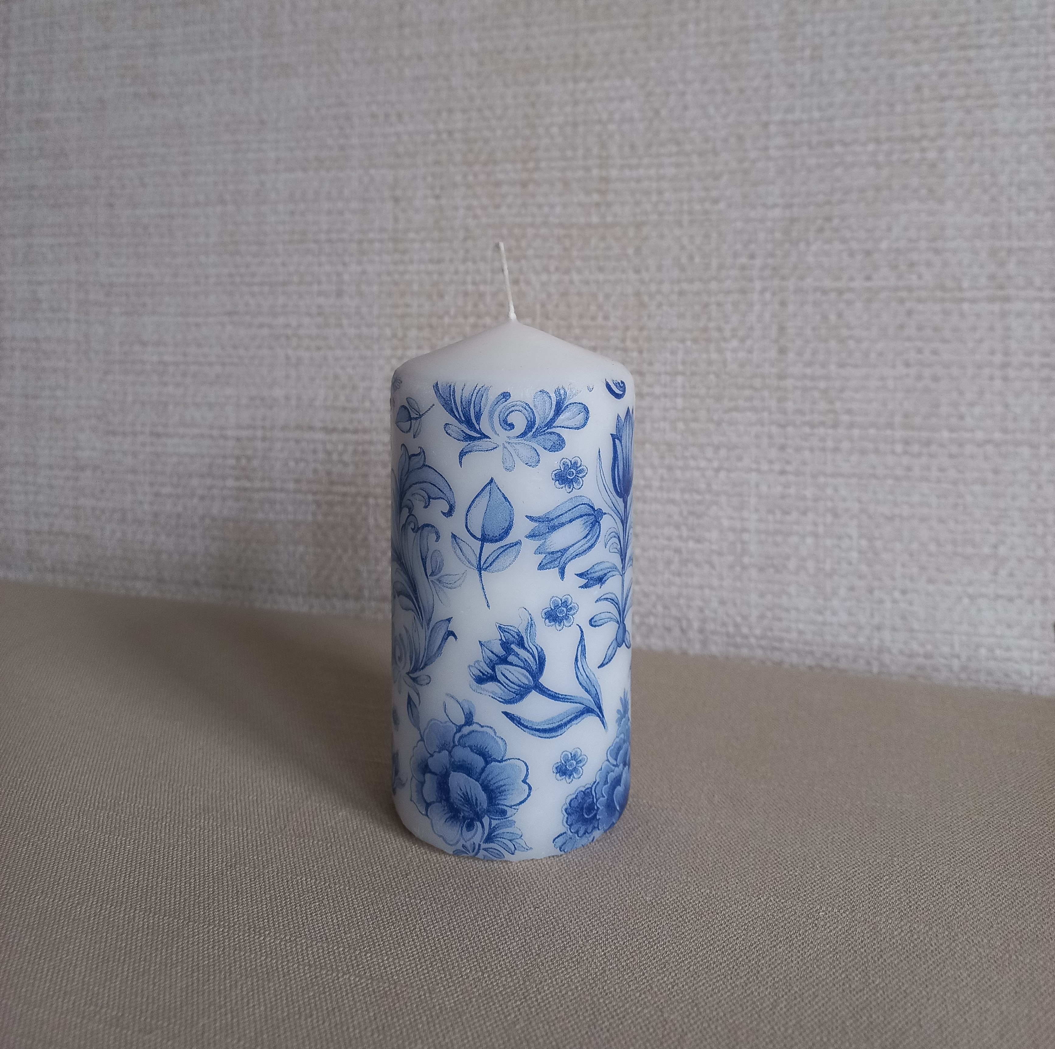 Blue China - Decorative Candle