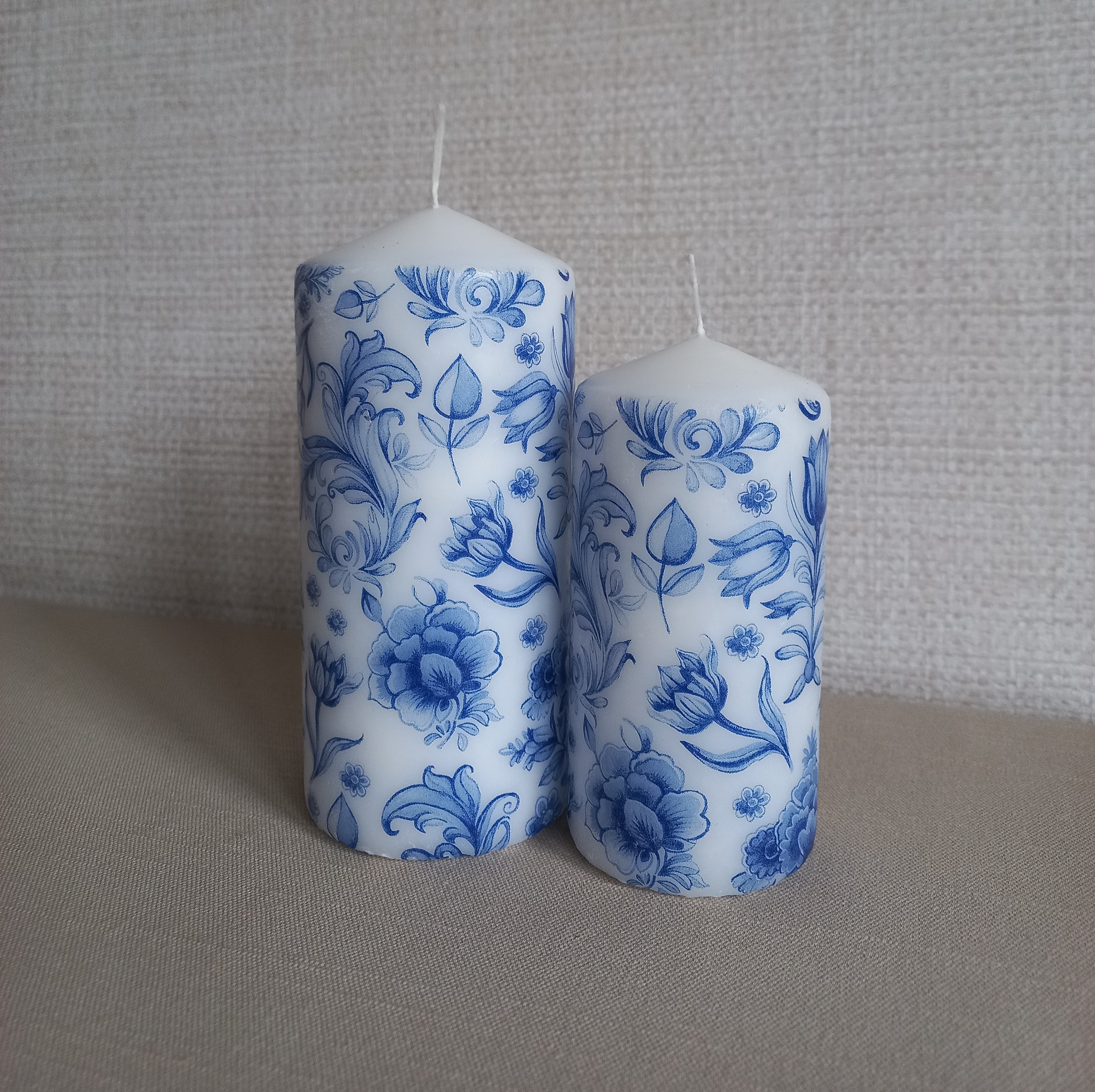 Blue China - Decorative Candle