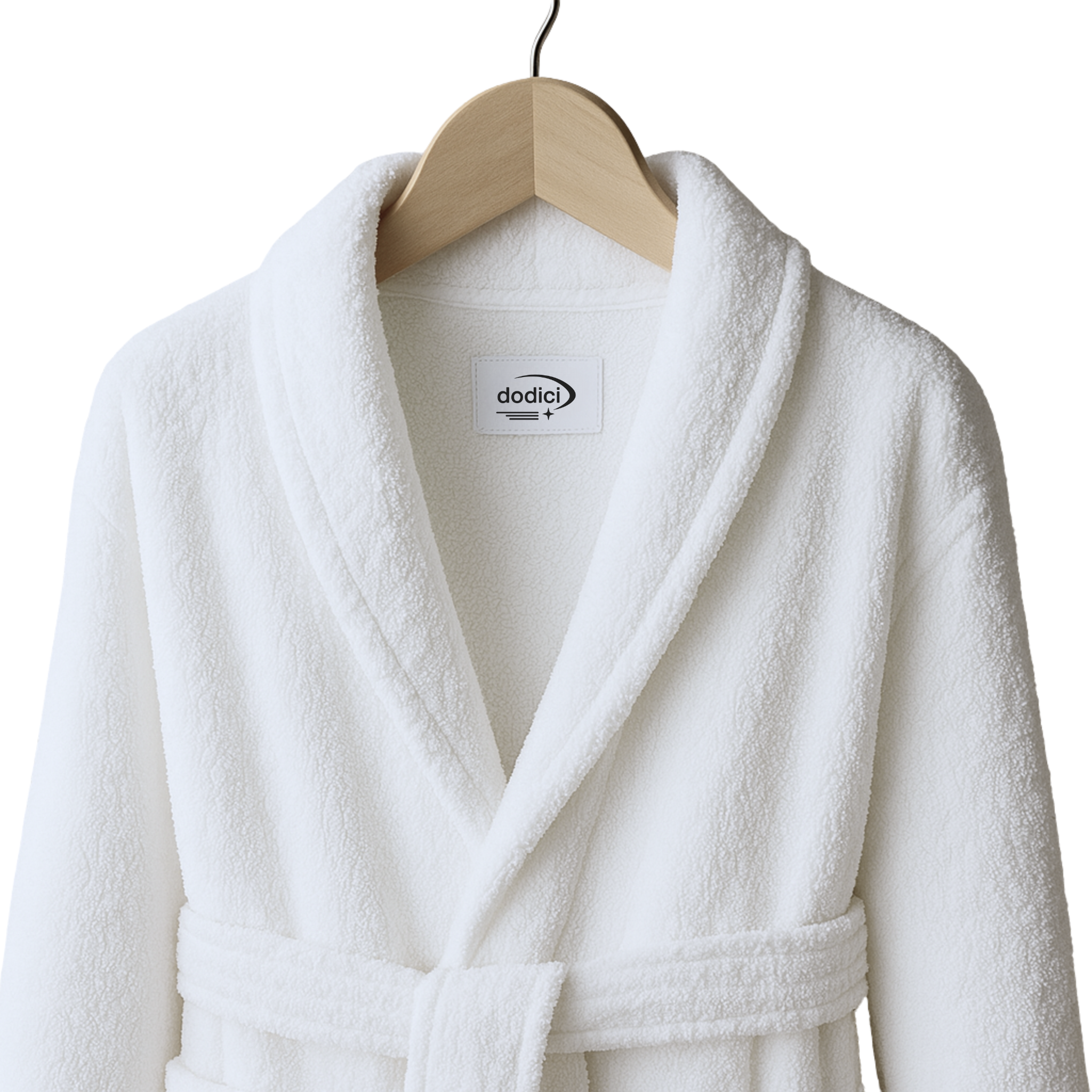 Pristine White Bathrobe 