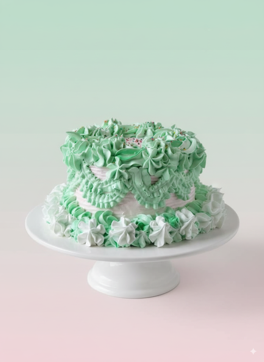 Pastel decorado