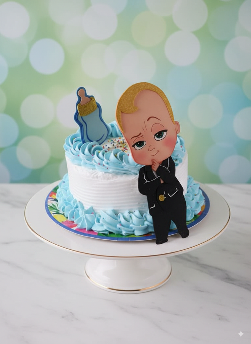 Pastel temático de baby shower