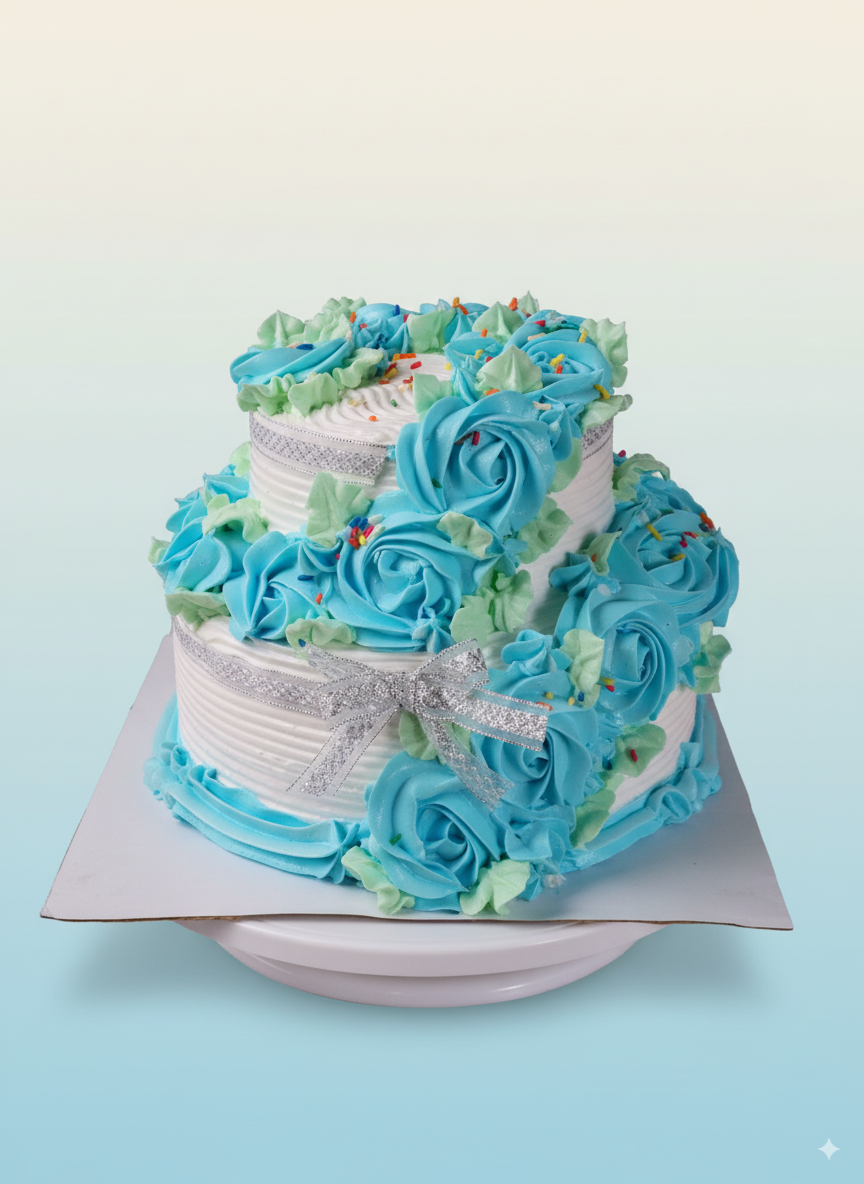 Pastel de dos niveles