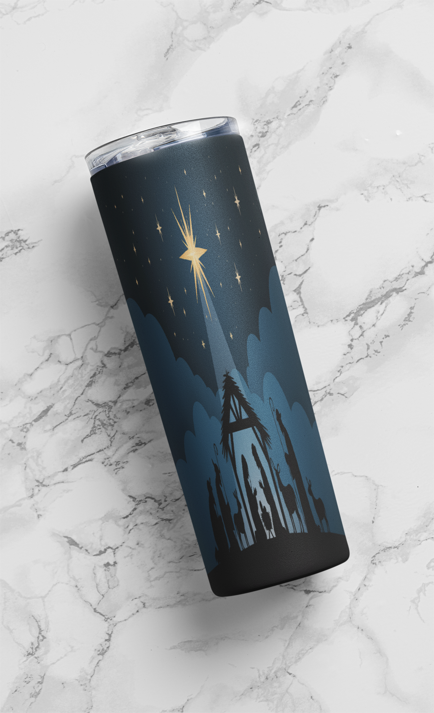 Nativity Scene Stainless Steel Tumbler