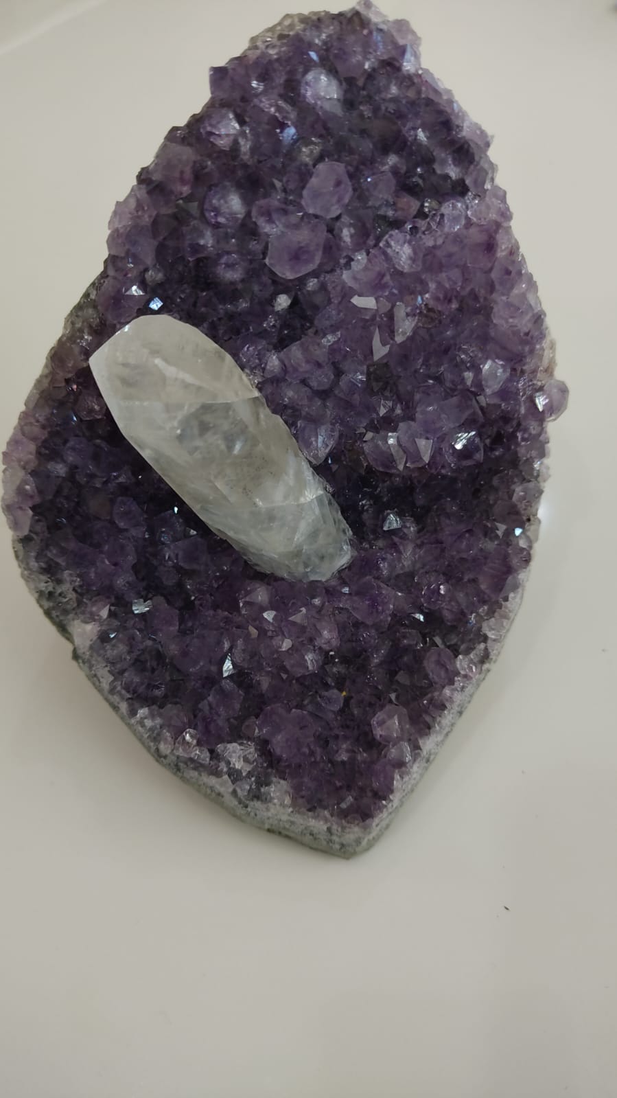 Geoda de amatista con cuarzo C - 131 B4