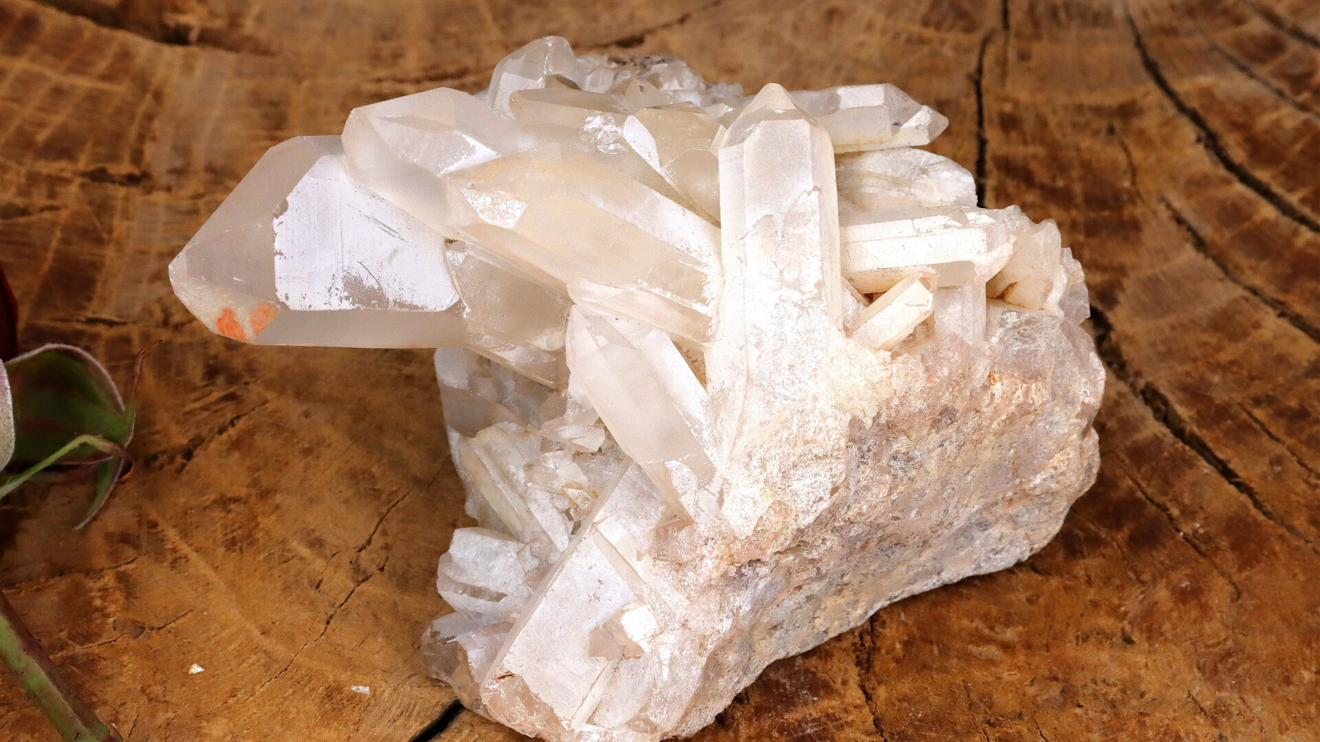 Cuarzo cristalino natural