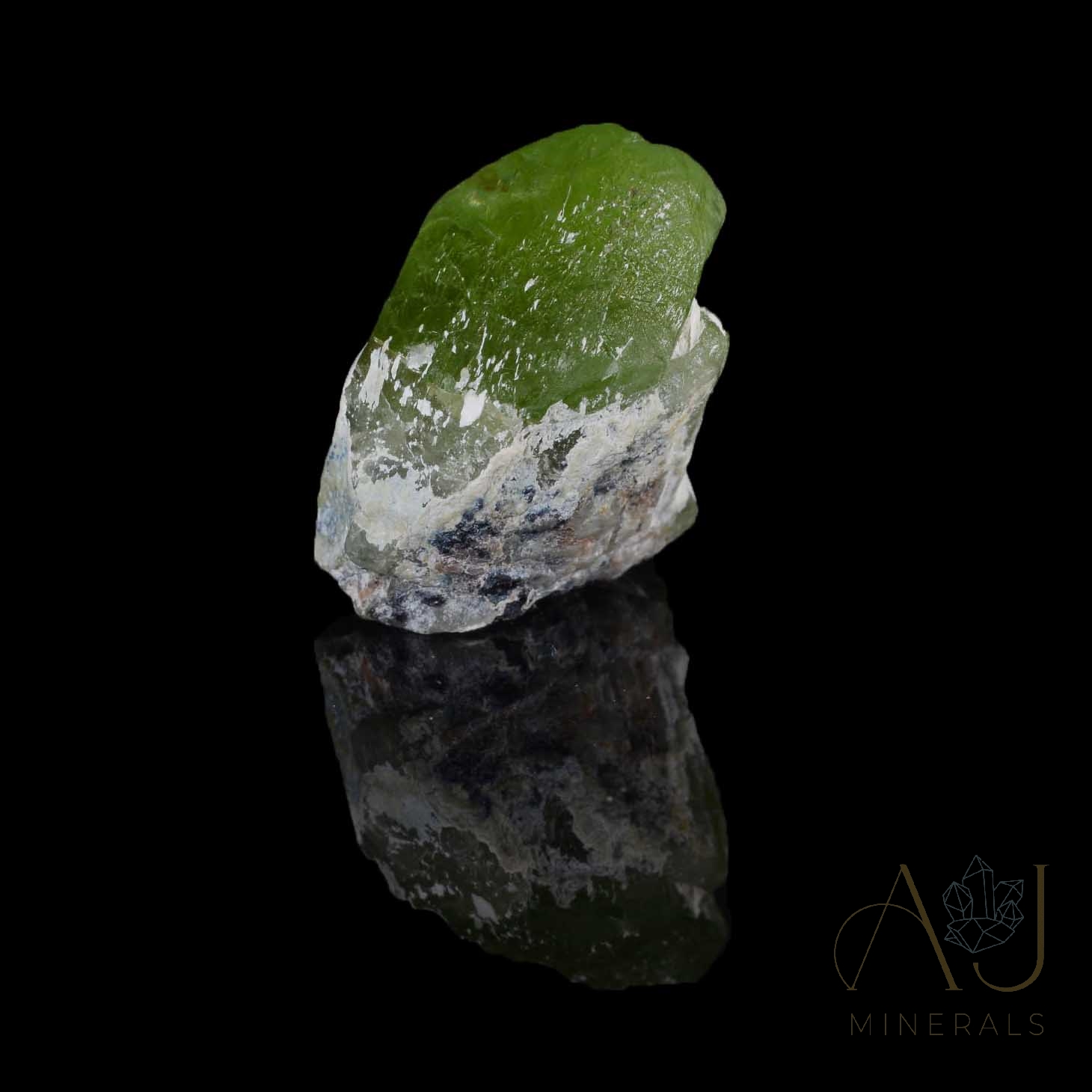 Cristal de peridoto natural
