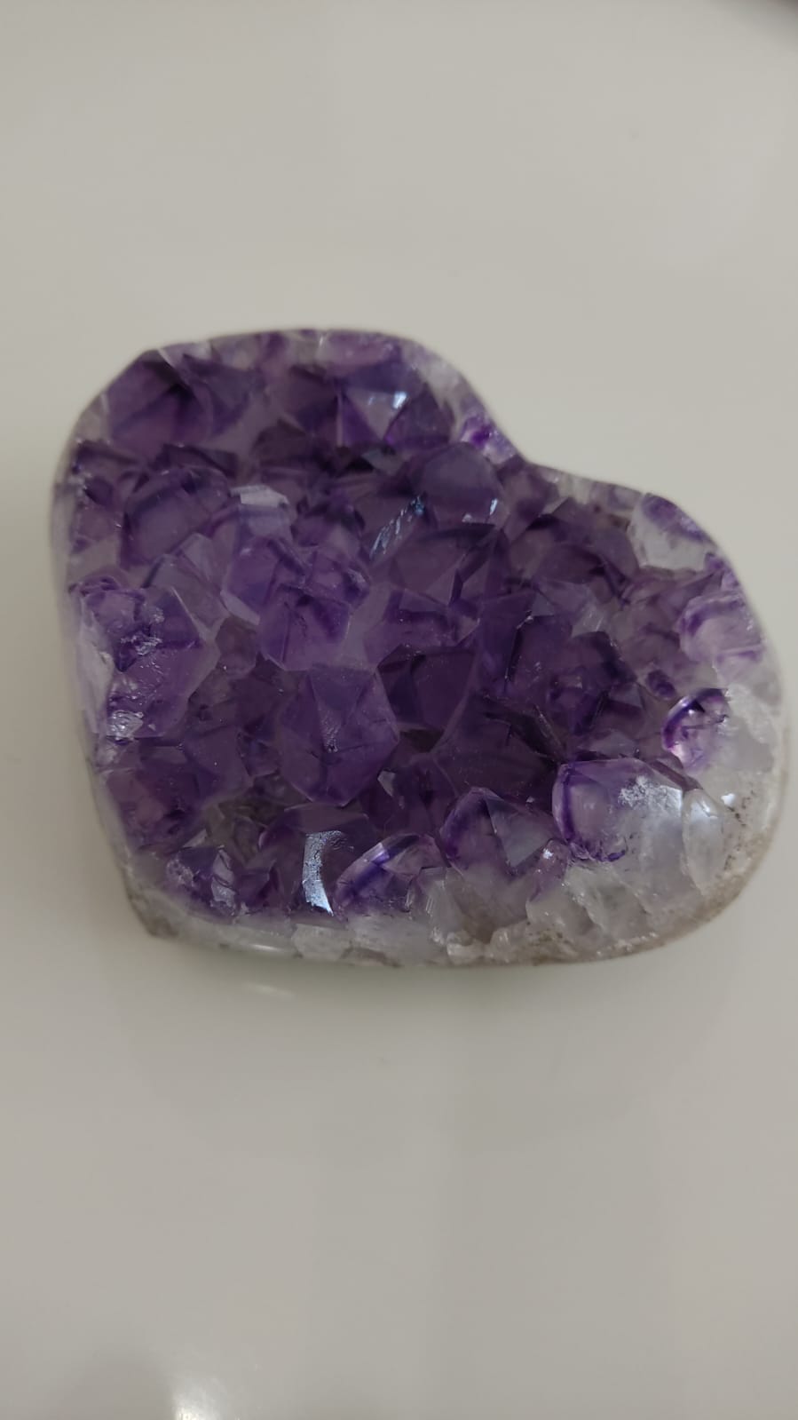 Corazón de amatista C- 131 A