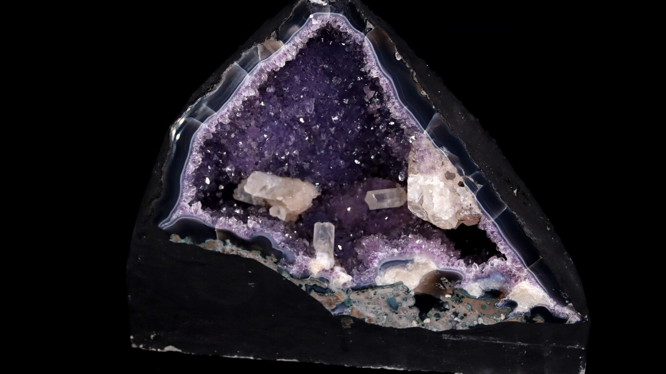 Geoda de amatista "catedral"