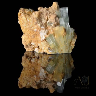 Aguamarina, Calcita y Zeolita