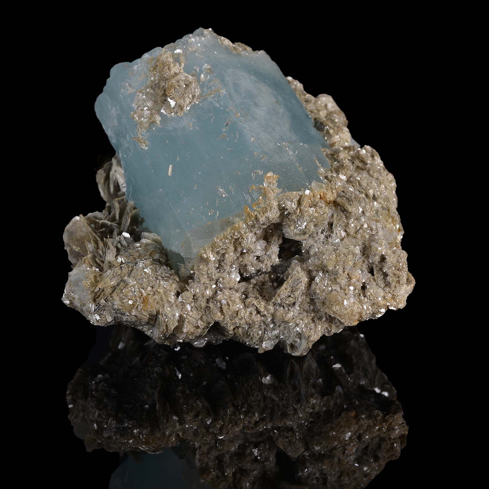 Cristal de aguamarina