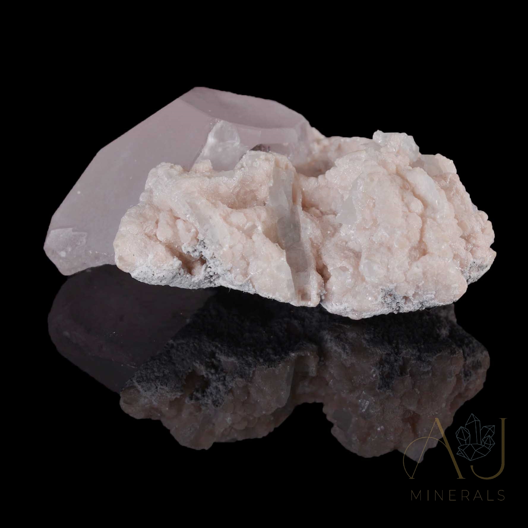 Morganita en Calcita