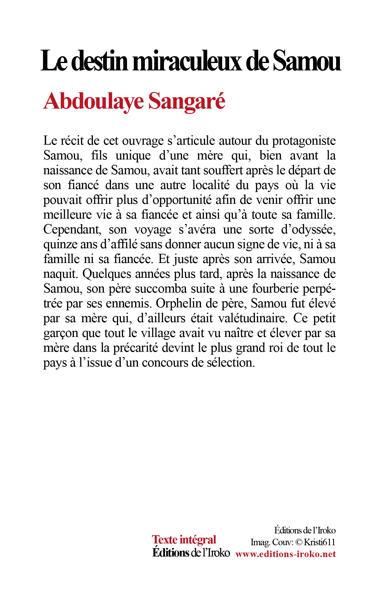 Le destin miraculeux de Samou