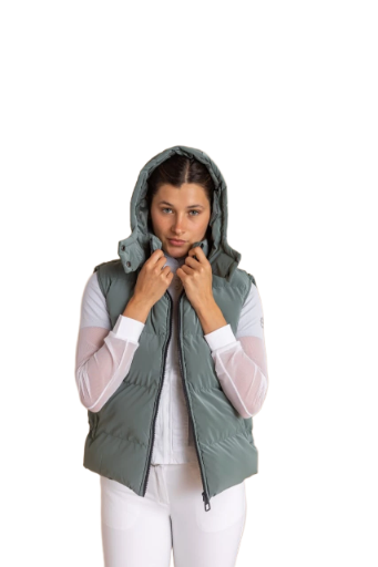 Puffer Vest – Sage Green