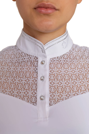 Celine Show Shirt – White Lace
