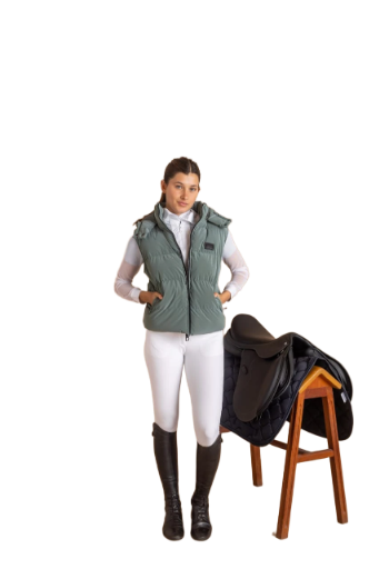 Puffer Vest – Sage Green