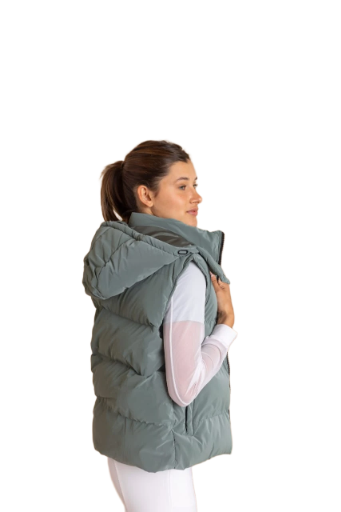Puffer Vest – Sage Green