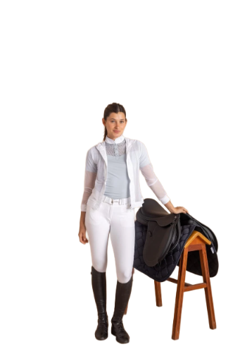 Mesh Training Jacket – Crystal White