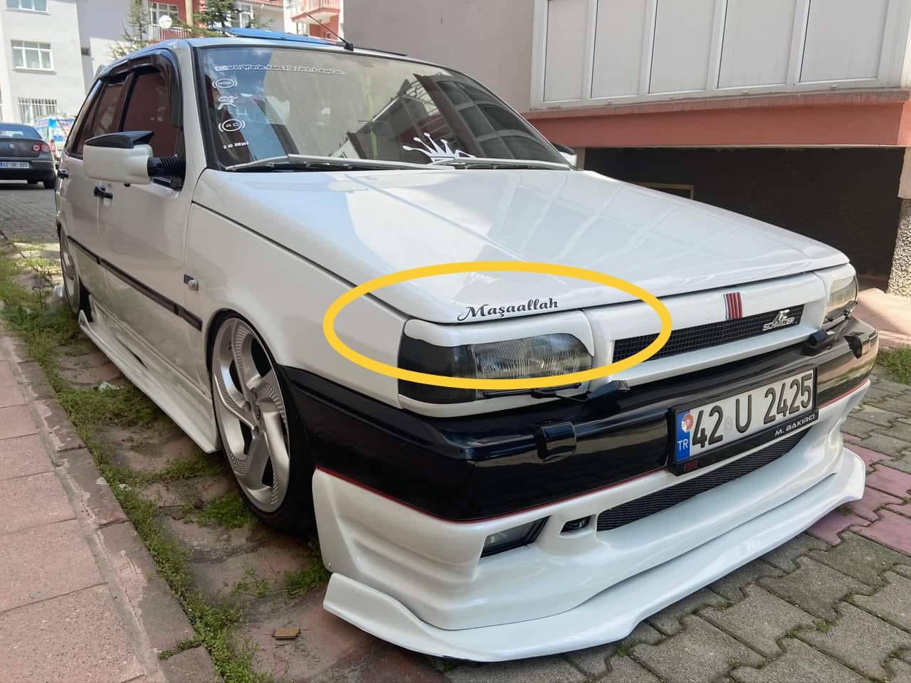 Tipo far kaşı sağ sol takım