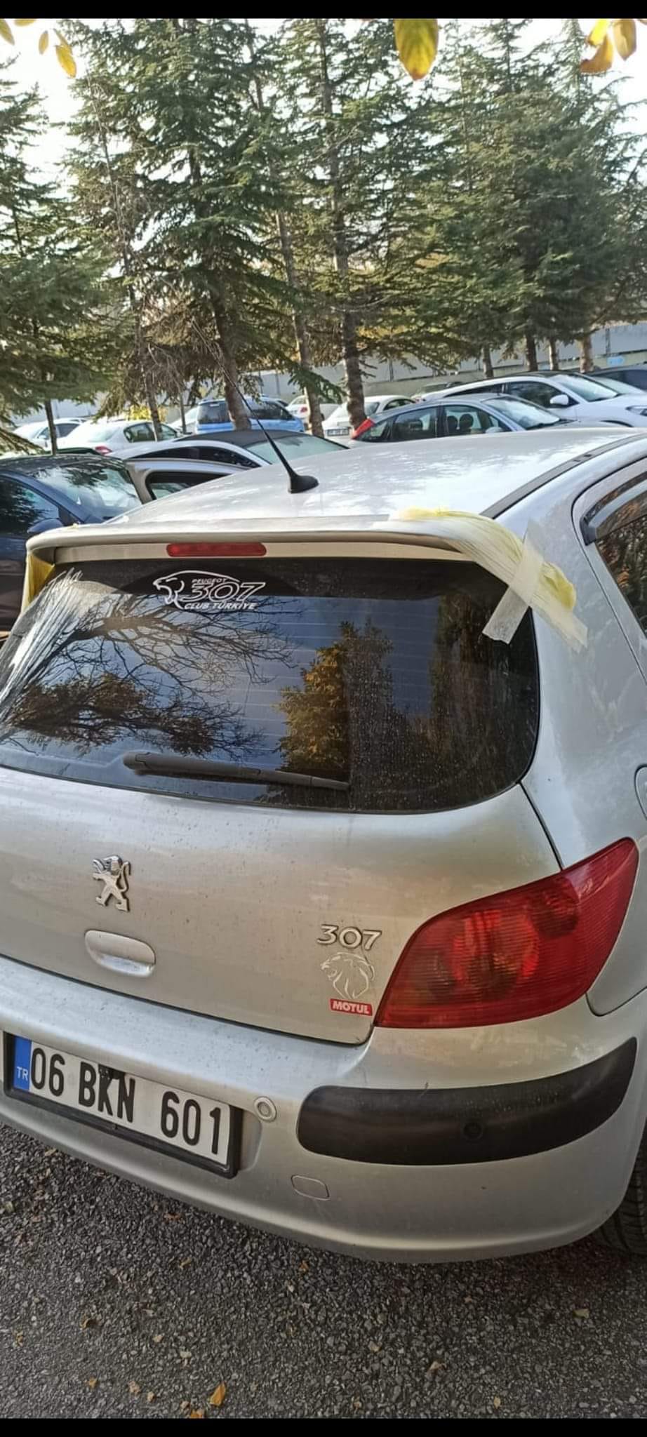 Peugeot 307 spoiler