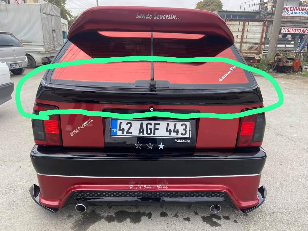 Tipo cam altı spoyler 