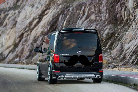 Transporter 2016 2024 model arka yuvarlak eksoz