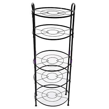 Super Pot Stand – 5 Layer Kitchen Organizer Rack | রান্নাঘরের হাঁড়িপাতিল রাখার স্ট্যান্ড (Black)