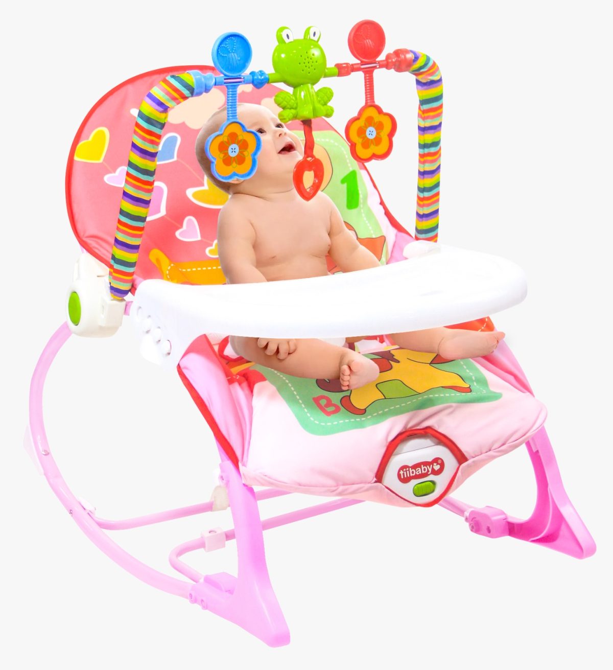 Ti Baby Toddler Rocker Dining Chair – 3 in 1 Baby Rocker, Bouncer & Feeding Chair