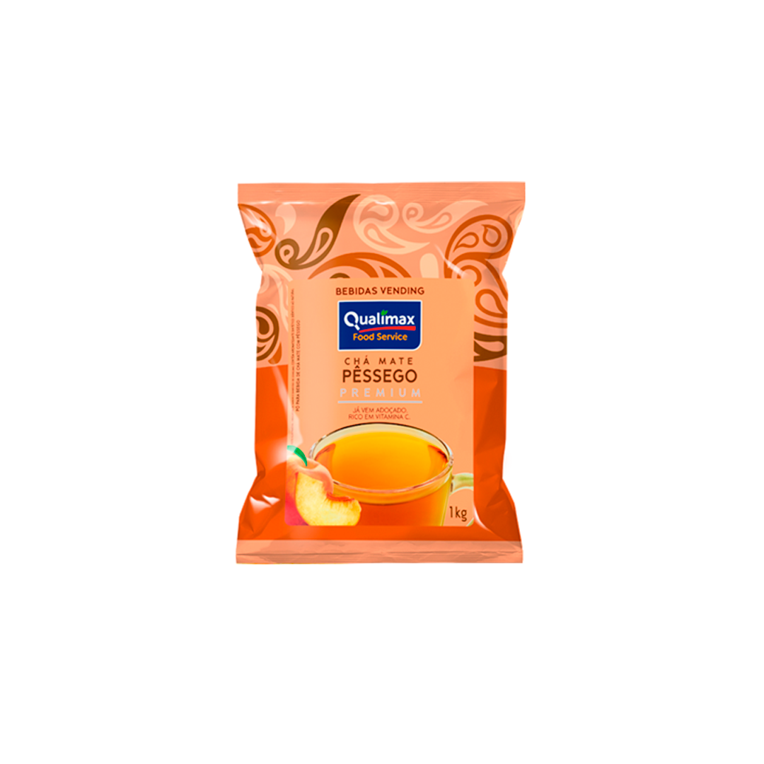 Chá Mate Pêssego Qualimax