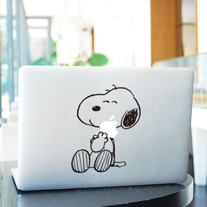 Snoopy Artist MacBook Decal