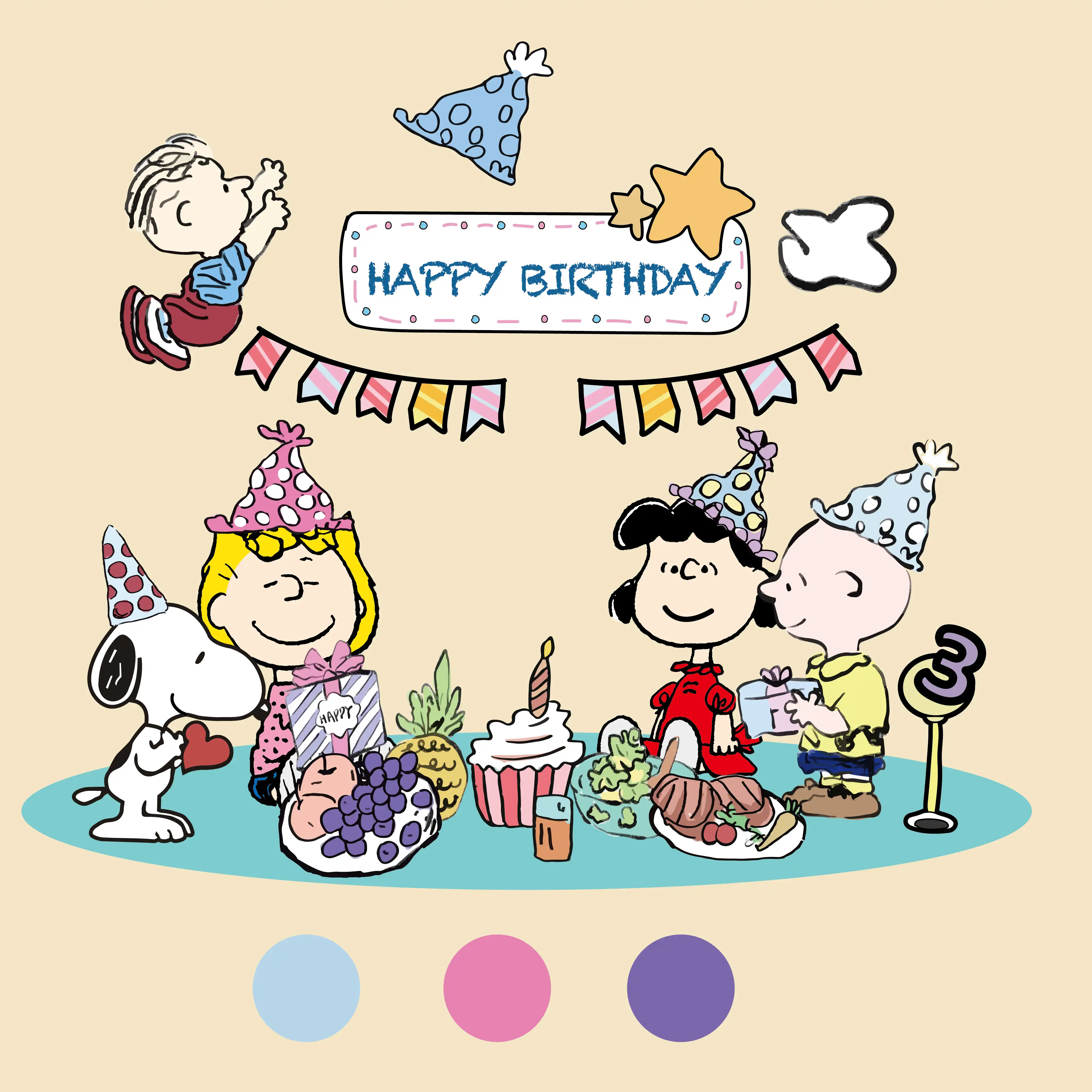 Snoopy Birthday Party Decoration Kit
