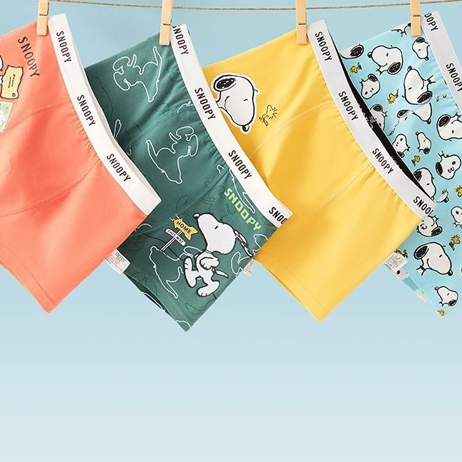 Snoopy Cotton Boxers 6 Pcs Set