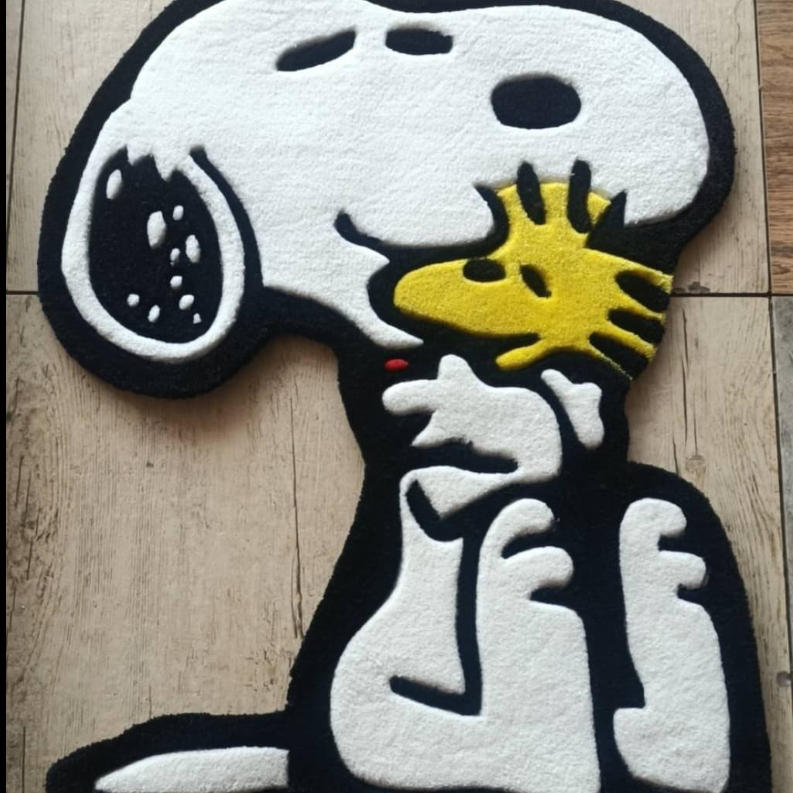 Hand-Tufted Snoopy & Woodstock Rug
