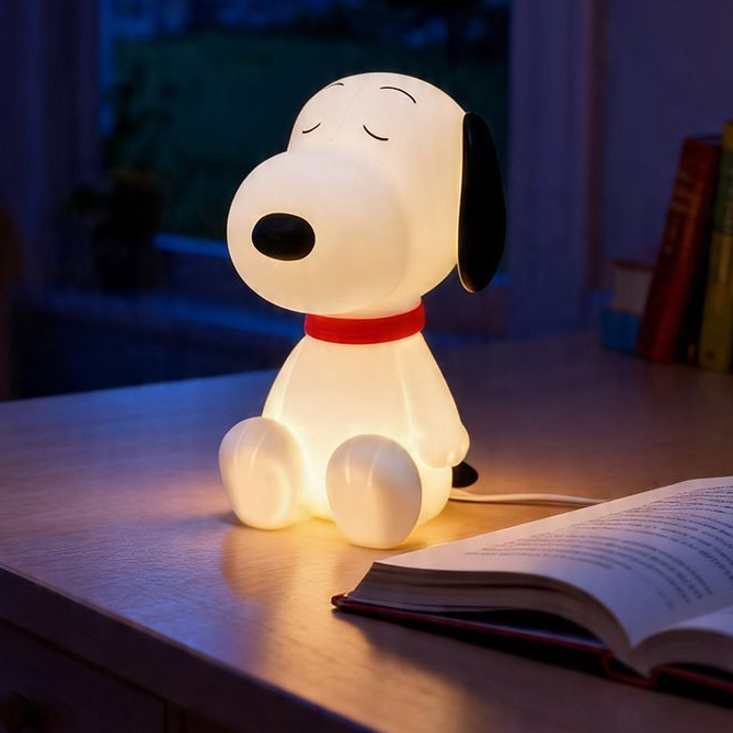 Snoopy soft silicone lamp