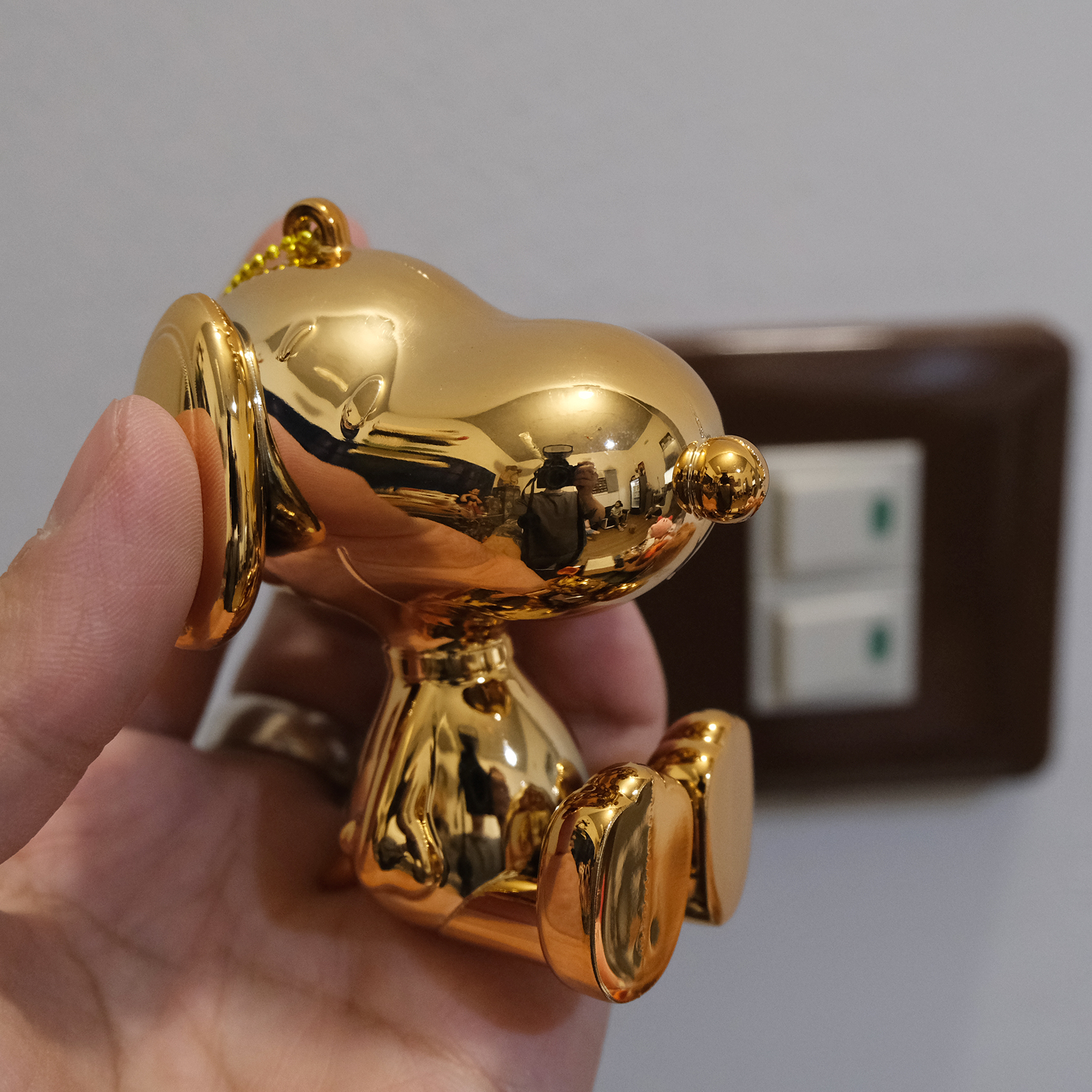 Snoopy Electroplated 3D Keychain 